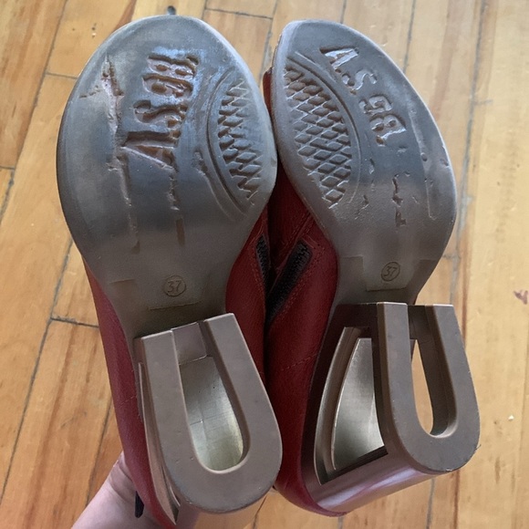 A.S.98 artsy funky heels lace up sandals - Picture 7 of 8